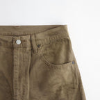 SULFUR DYED OXFORD VINTAGE WIDE PANTS #KHAKI BEIGE [ST.1395]