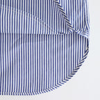 CORPORATE UNIFORM L/S SHIRT #BLUE STRIPE [FSC253-50105B]