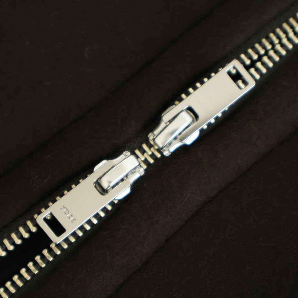 Melton Stand Collar Zip Blouson #BROWN [YK25FW01034B]