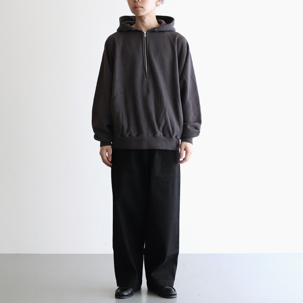 HALF ZIP HOODIE #PURPLE [25330901]