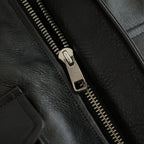 SHRINK LEATHER G-1 JACKET #BLACK SHRINK [26330705]