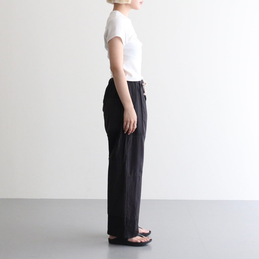 Patchwork Drawcord Pants #CHARCOAL [43061605]