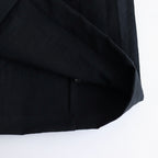 LI/NY POPLIN SINGLE BREASTED JACKET #BLACK [ST.1115]