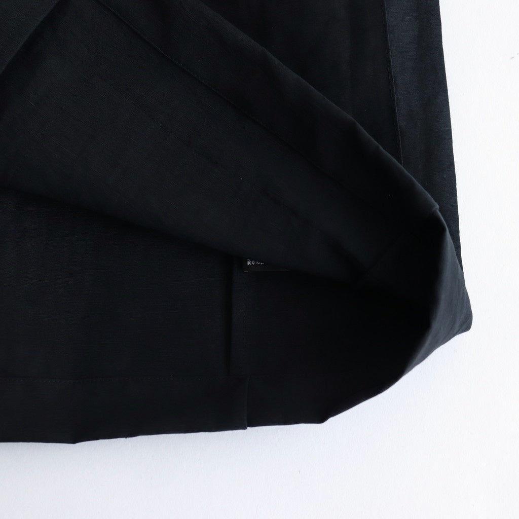 LI/NY POPLIN SINGLE BREASTED JACKET #BLACK [ST.1115]