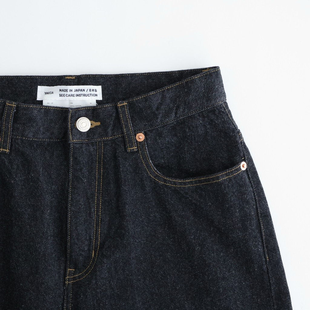 DENIM PANTS - EX WIDE STRAIGHT #black [14-13B]