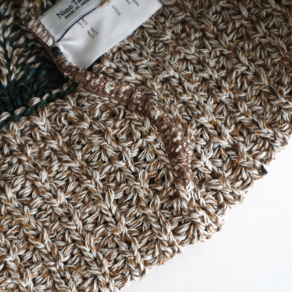 Vanda Knit Hat #Green Mix [N-1505]