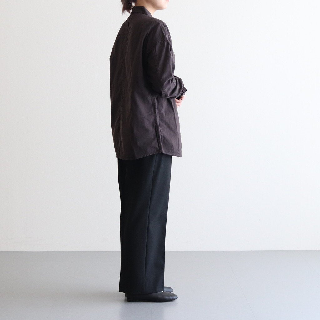 伊勢木綿のシャツ #C.GRAY