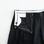 Tuck Wide Trousers #BLK [12610714]