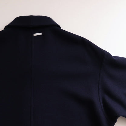 STAND COLLAR COAT #navy [54553]