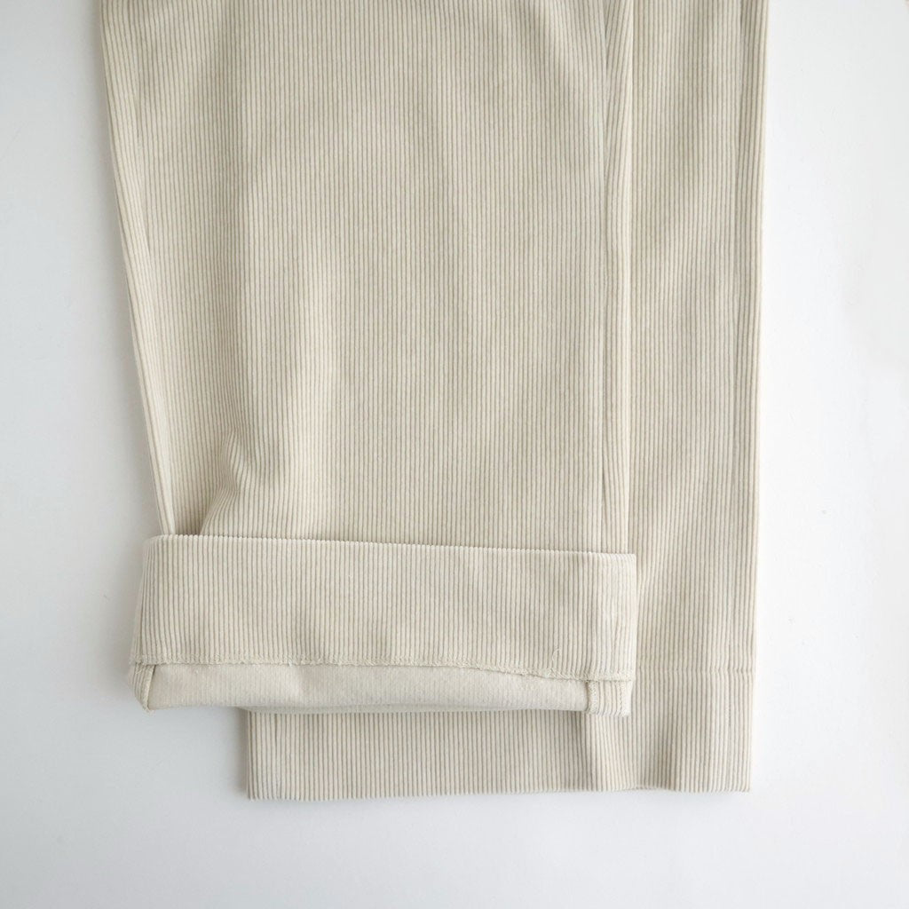 Cotton & Rayon Corduroy Pants #Off-White [OFH011PT11]