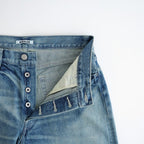 SELVEDGE FADED HEAVY DENIM PANTS #FADED INDIGO [A26AP03DH]