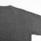 EXTRA FINE WOOL KNIT CREW NECK LS #GREY [ST.1634]