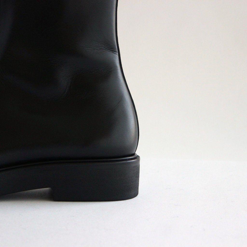 FRONT-ZIP BOOTS #BLACK [BSS2234005]