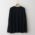 WASHABLE WOOL L/S TEE #NAVY [FSC241-70166B]