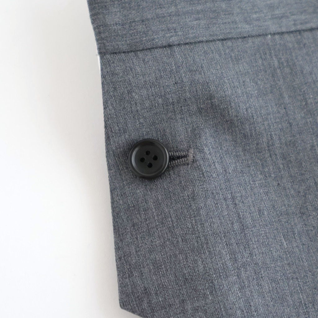 Wool Wrap Skirt #MD. GREY [I26SS-SK75]