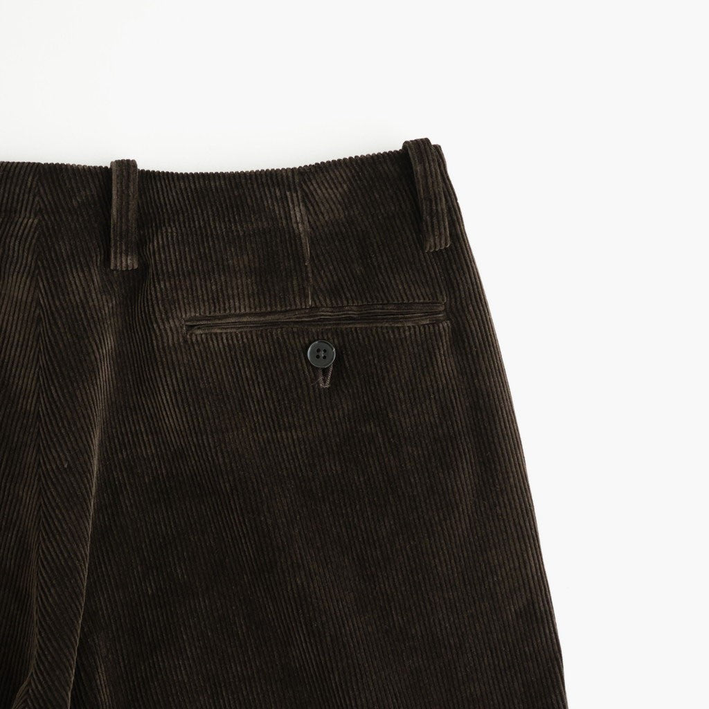 Cotton & Rayon Corduroy Pants #Dark Brown [OFH011PT11]