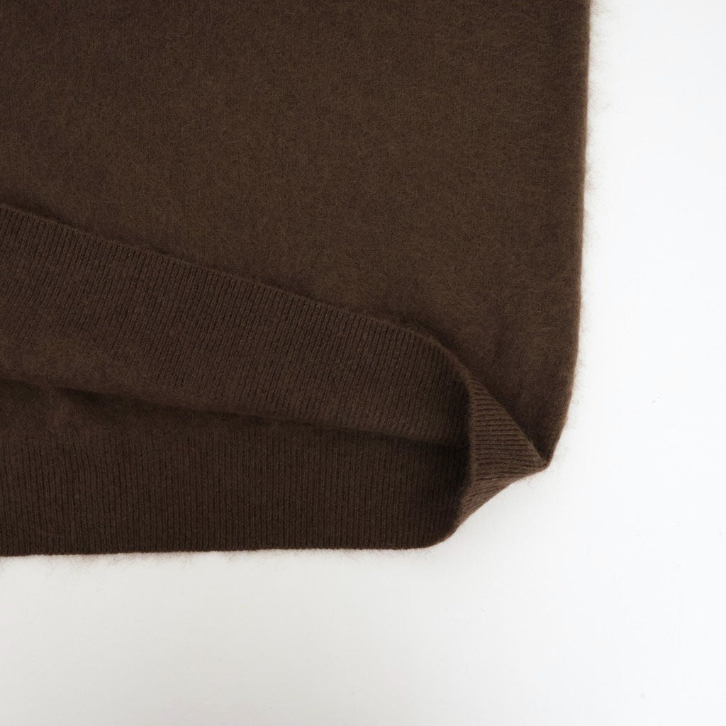 Woolcashmere Vneck Knit #BRN [12620508]