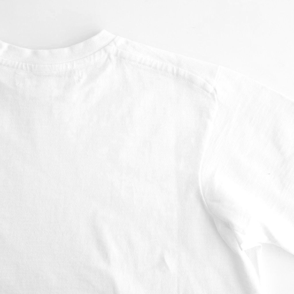 ムラ糸Tシャツ Slub Yarn T-Shirt #WHITE [32061007]