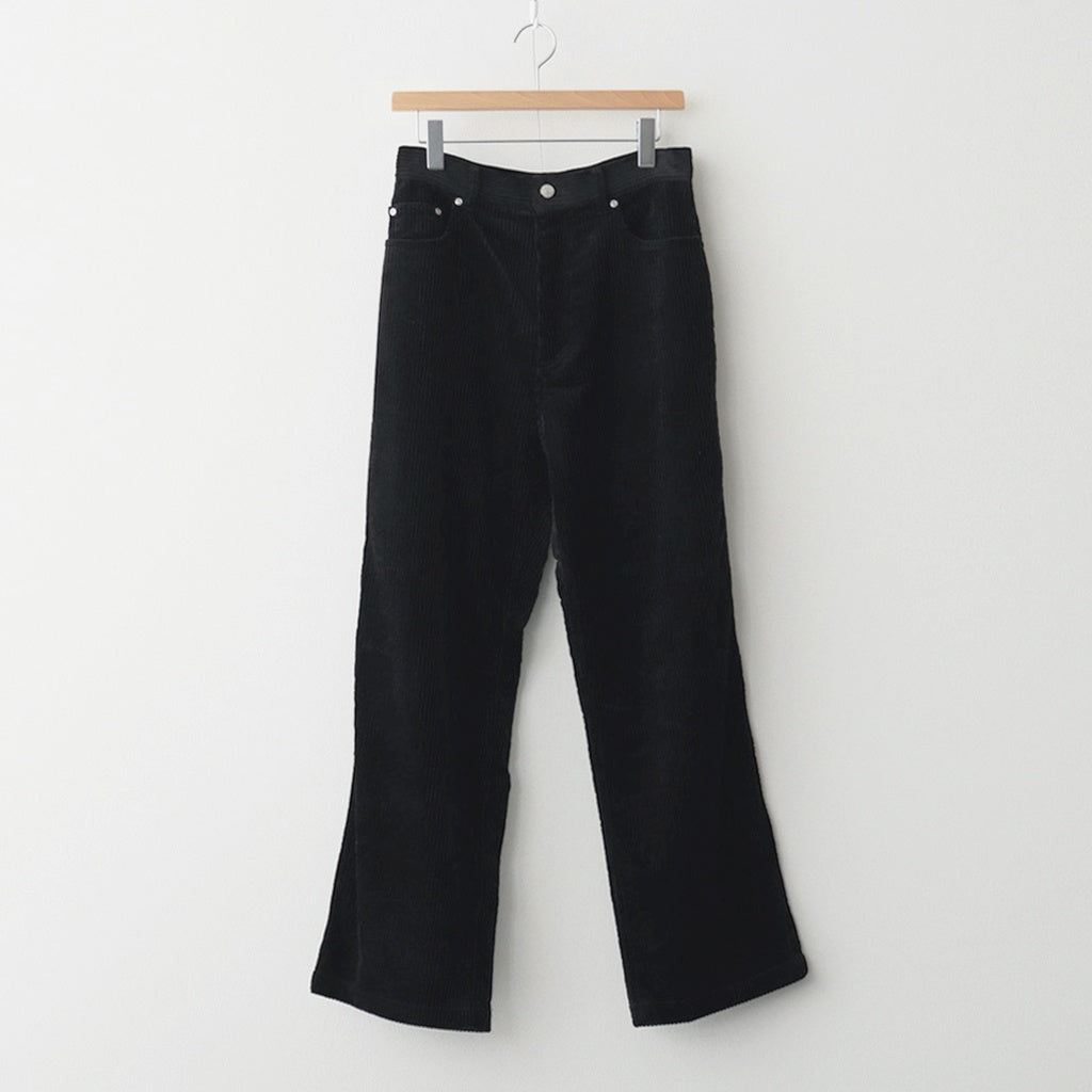 Chunky Corduroy Pants #BLK [12610703]