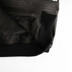 TEXTURED LAMB LEATHER BLOUSON #BLACK [A26AB01BL]