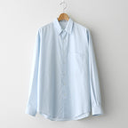 WASHED FINX TWILL BIG SHIRT #LIGHT BLUE [A26AS02TN]