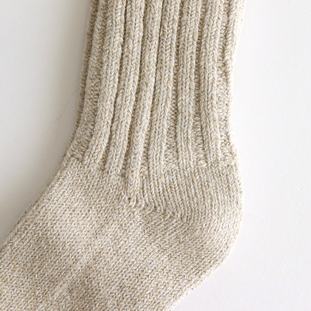 COTTON SILK SOCKS #beige [35901]