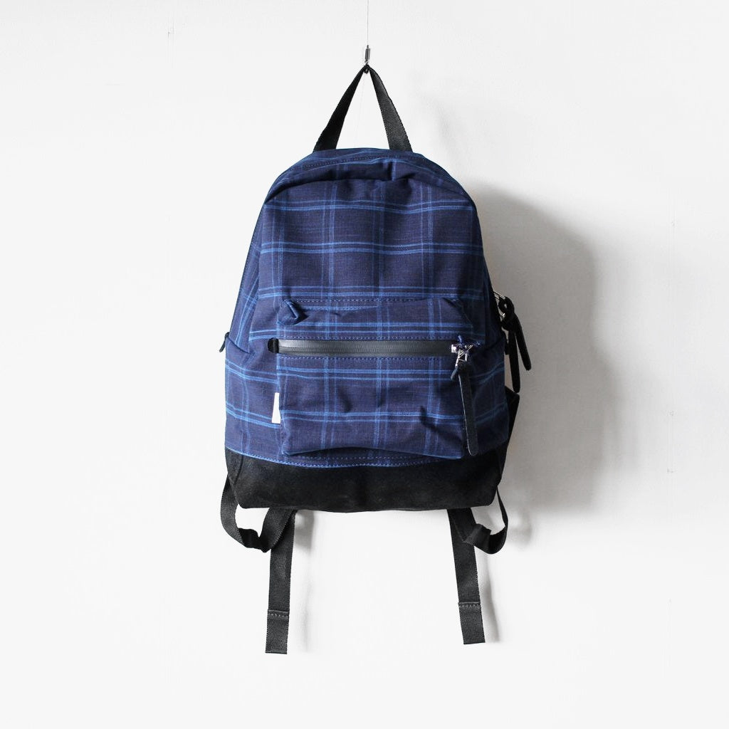 松阪木綿 格子 DAYPACK MOD S #NAVY CHECK