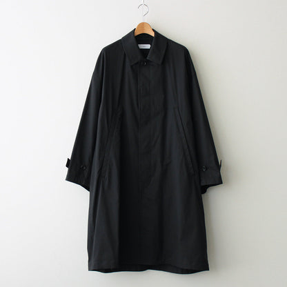 Solotex Twill Oversized Coat #BLACK [GU243-10328B]