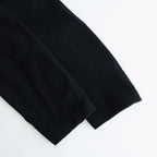 WOOL/CASHMERE FLEECE SINGLE BREASTED JACKET #BLACK [ST.1268]