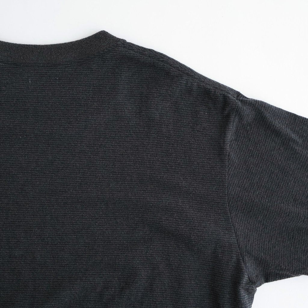 Border L/S Cutsew #CHARCOAL [2601-012]