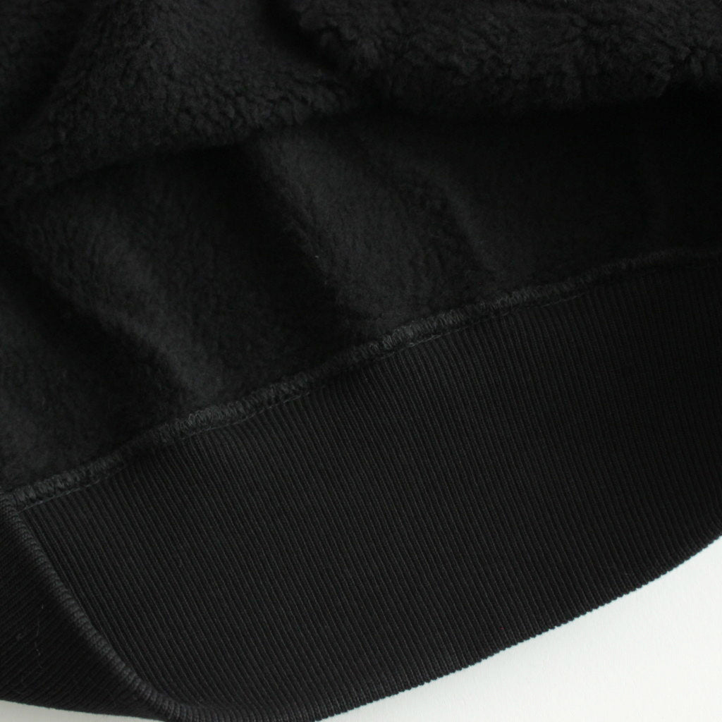 SMOOTH SOFT SWEAT P/O #BLACK [A24AP03TU]