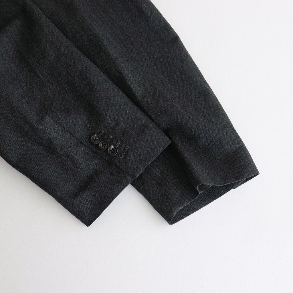 OVERSIZED DOUBLE BREASTED JACKET #CHARCOAL [ST.642]