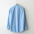 WASHED FINX TWILL SHIRT #BLUE [A25AS01TN]