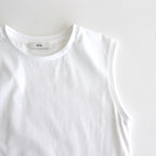 SUVIN 60/2 TANK TOP #WHITE [KKAGGM0014]