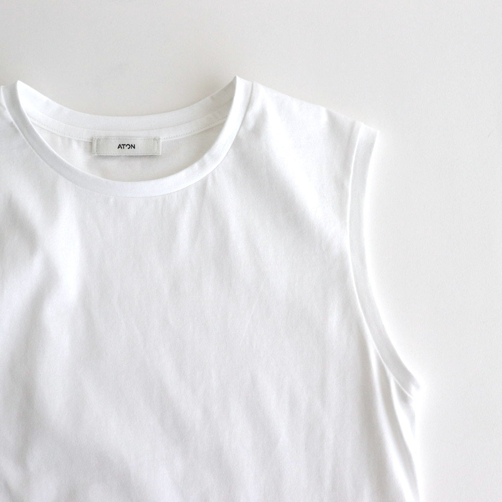 SUVIN 60/2 TANK TOP #WHITE [KKAGGM0014]