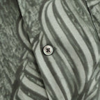 Leaf Pattern Printed Open Collar Shirt #IVORY [YK26SS01202SH]