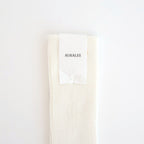 COTTON LOW GAUGE SOCKS #WHITE [A26SS03SX-W]
