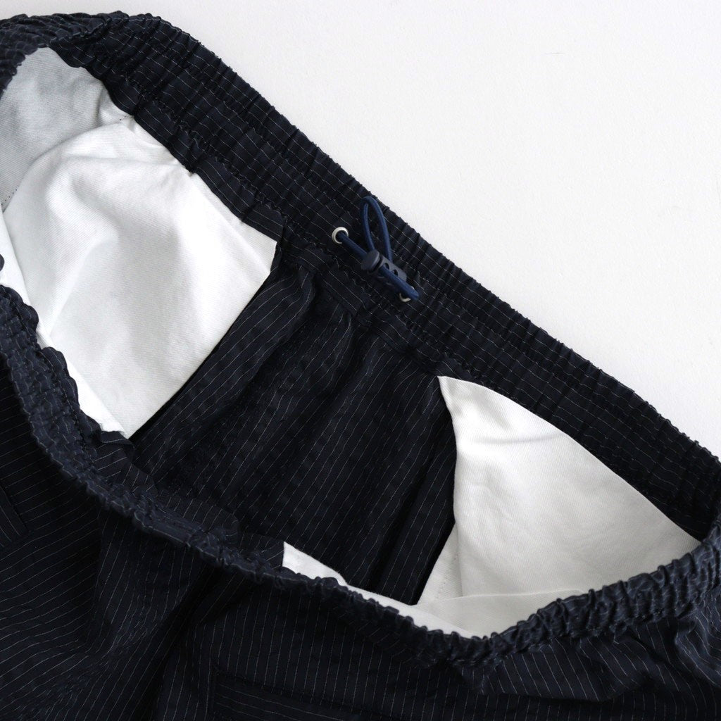 SEERSUCKER EASY SHORTS #NAVY×BLACK [FSC261-40229]