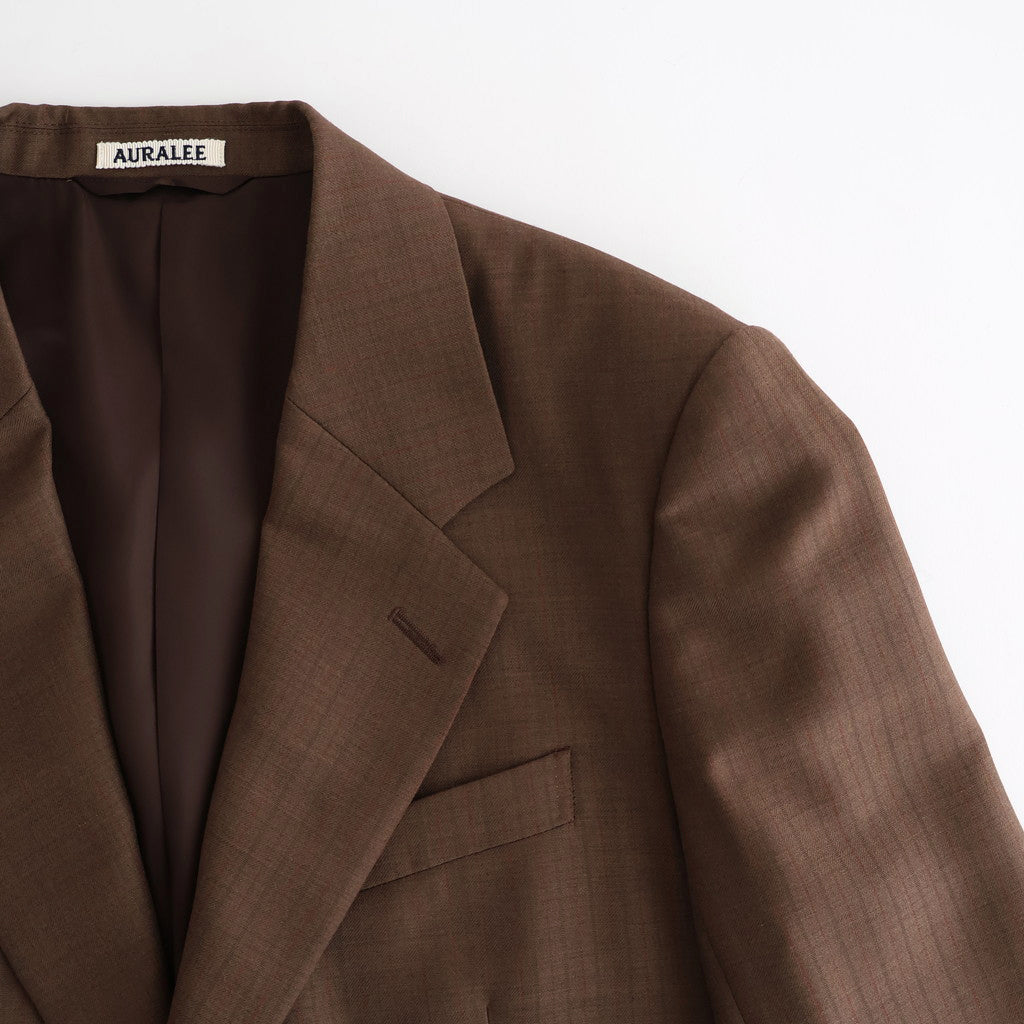 BLUEFACED WOOL JACKET #BROWN RED STRIPE [A25AJ01BS]
