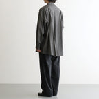 SIDOGRAS Cotton Herringbone Flannel Sleeping Shirt #GRAY [GM254-50044]