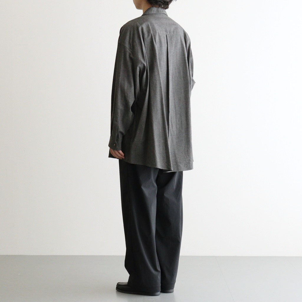 SIDOGRAS Cotton Herringbone Flannel Sleeping Shirt #GRAY [GM254-50044]