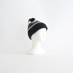 Vanda Knit Hat #Black Mix [N-1505]