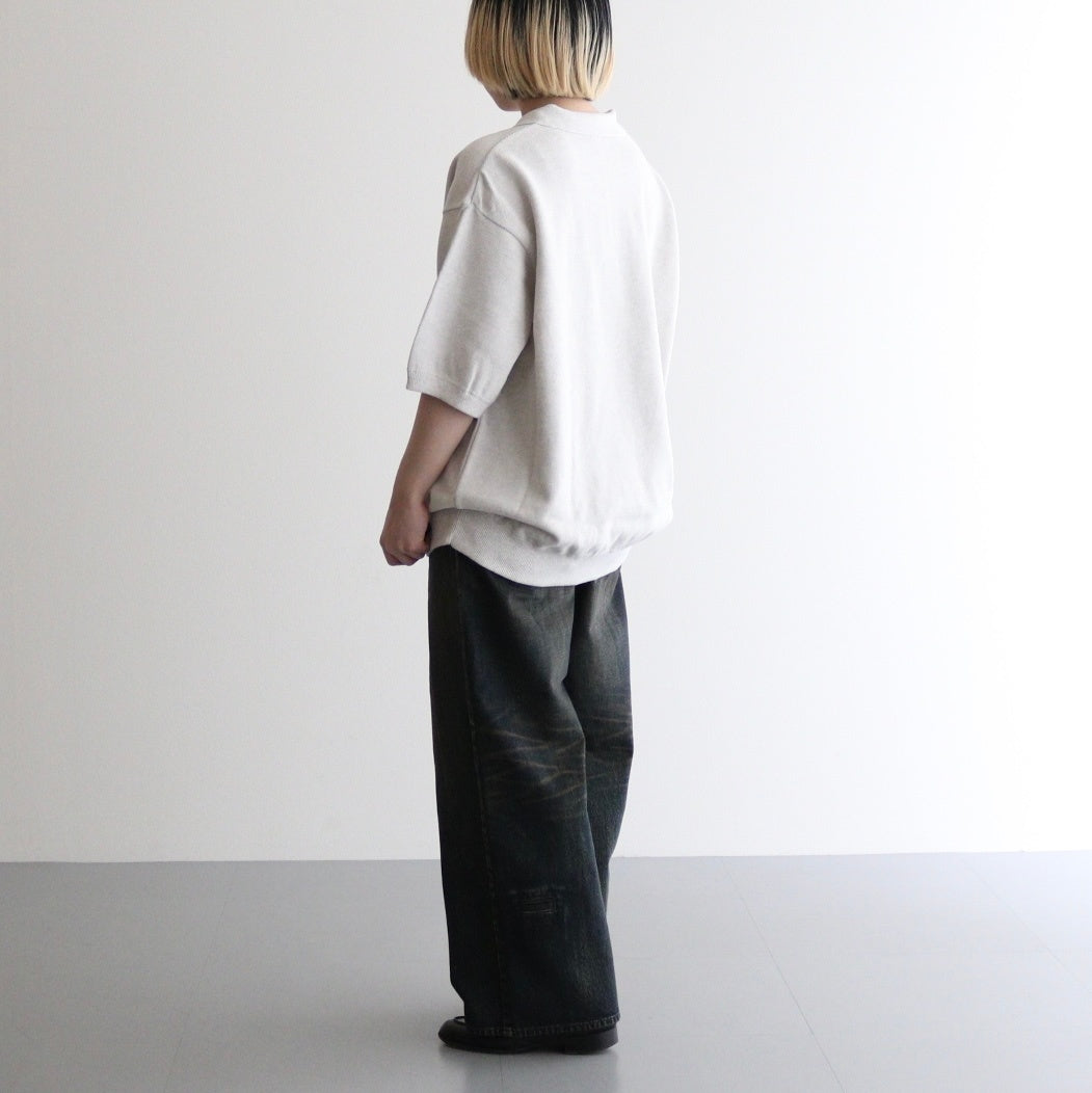 Moss Stitch Polo #Oatmeal [2501-011]