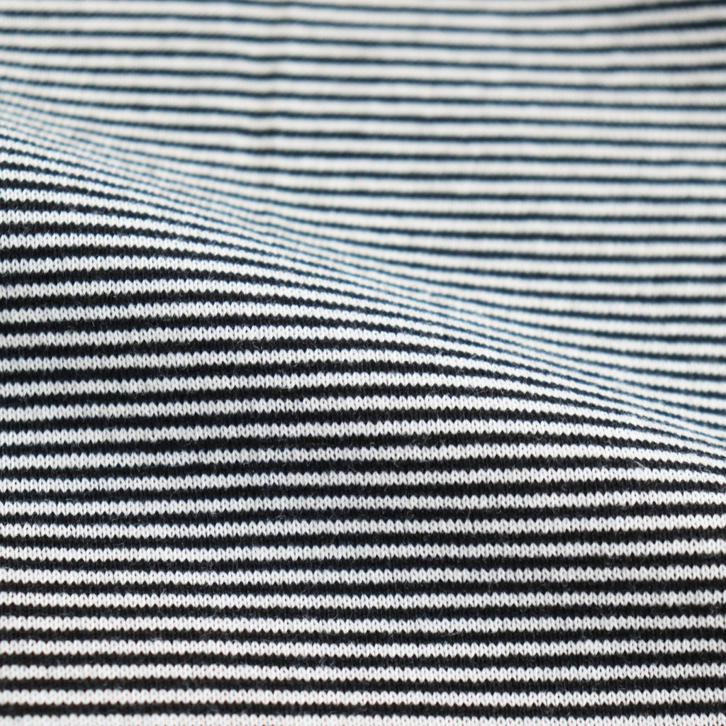 MICRO BORDER S/S TEE #WHITE × BLACK [FSC251-70115]