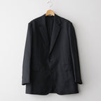 BLUEFACED WOOL JACKET #CHARCOAL NAVY STRIPE [A26SJ03BA]
