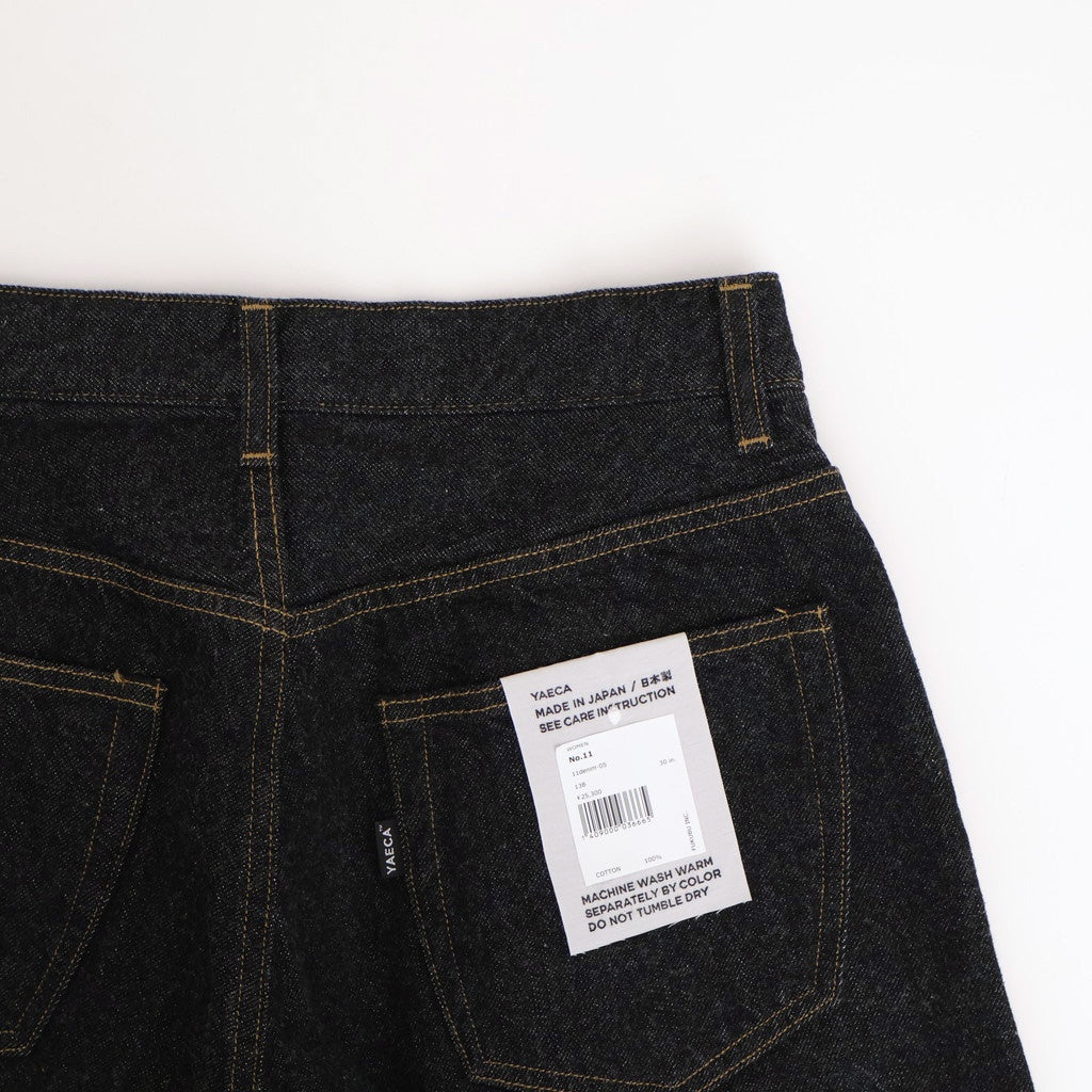 DENIM PANTS - WIDE STRAIGHT #black [11-13B]