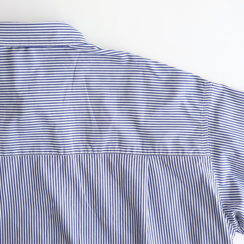 CORPORATE UNIFORM S/S SHIRT #BLUE STRIPE [FSC261-50103B]