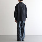 LEATHER LIKE POLYESTER CARGO PANTS #DUSTY GREEN [YK24SS0638P]