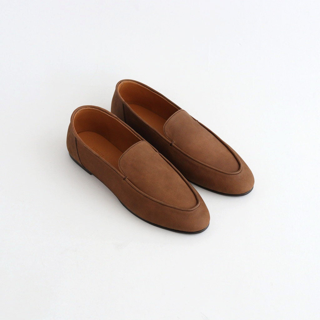 HORSEHIDE LEATHER LOAFERS #BROWN [A26AS07QD]