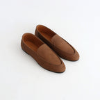 HORSEHIDE LEATHER LOAFERS #BROWN [A26AS07QD]